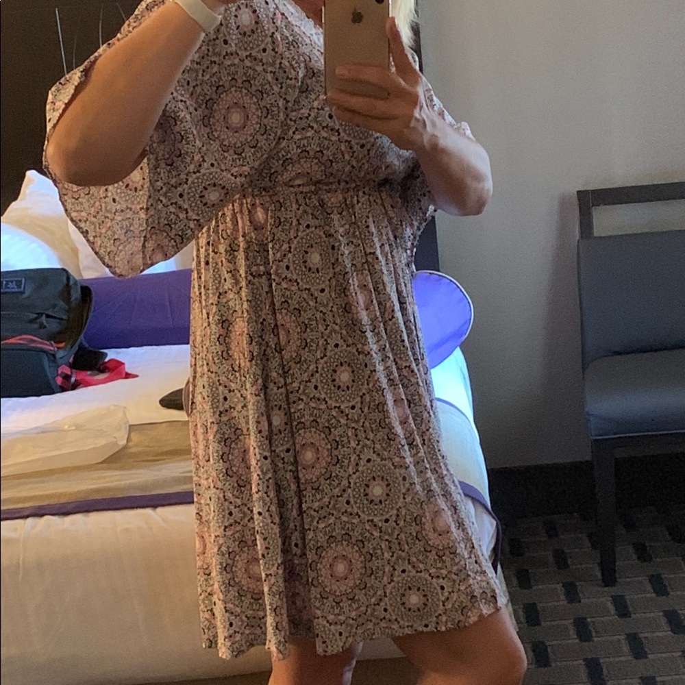 Torrid Criss cross back drawstring waist dress